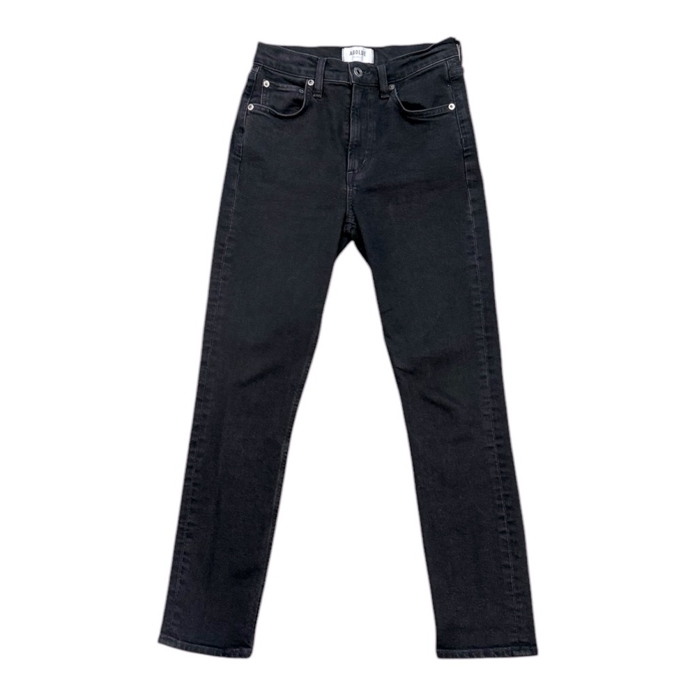 Agolde straight Jeans Merrel Light Stretch
Black Denim Organic Cotton Size 24